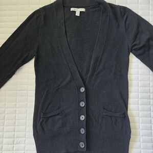 Lightweight V-Neck Button Closure Cardigan
